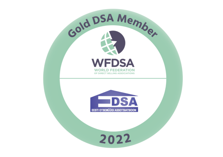 Maailma otsemüügi assotsiatsioonide föderatsiooni (WFDSA) otsusega tunnistati Eesti otsemüügi assotsiatsioon (EDSA) veel üheks aastaks kuldliikmeks kõrge pädevu